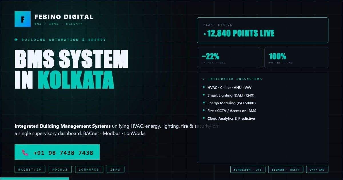 BMS System in Kolkata | Building Management & Automation | Febino Digital
